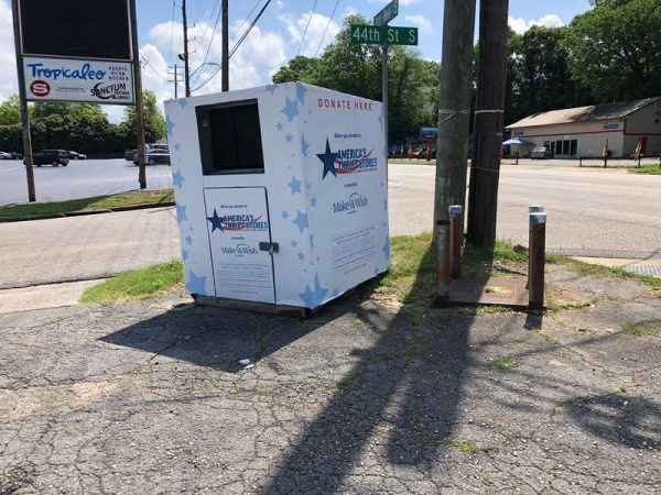 Mobile AL Donation Bin